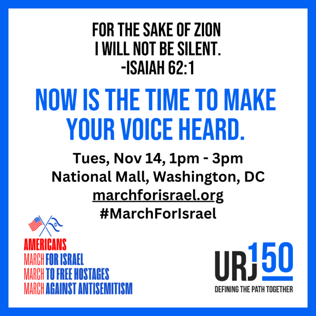 For the sake of Zion I will not be silent. Now is the time to make your voice heard