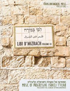 Cover of Libi B Mizrach III songbook of Jerusalem stone to look like the Kotel